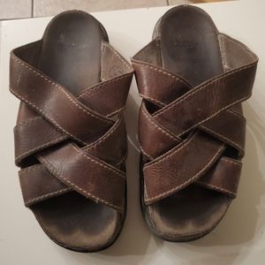 Dr. Marten Leather Slip on sandal